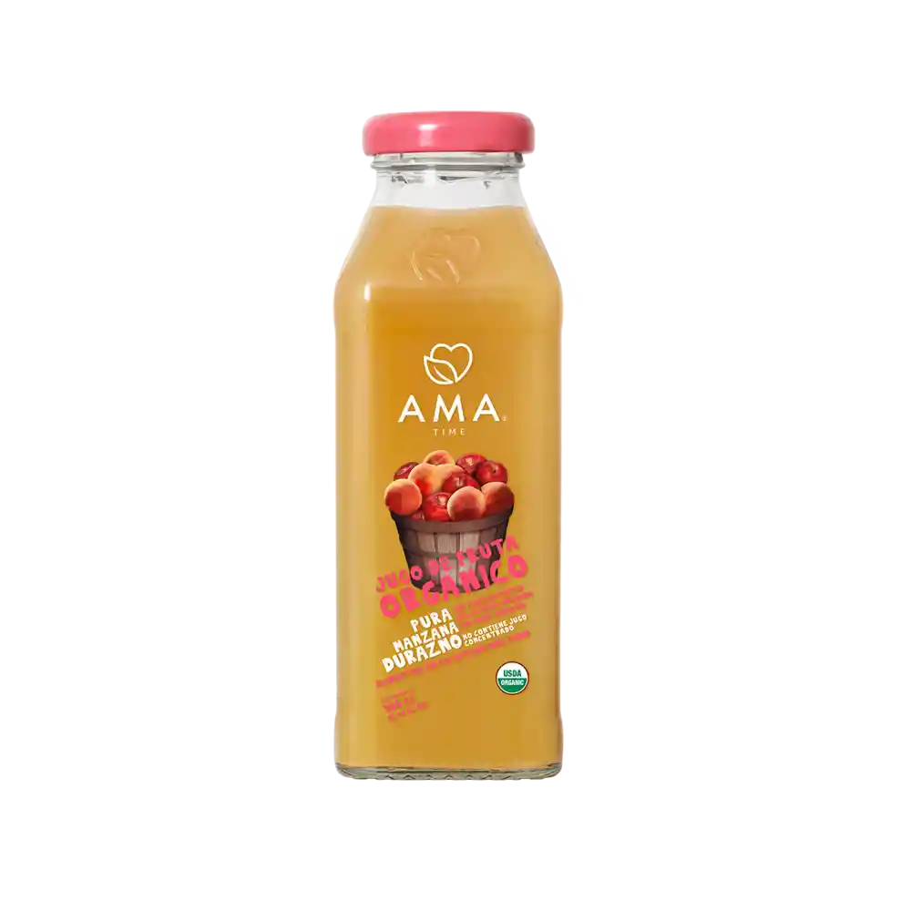 Ama Jugo de Manzana Durazno Orgánico