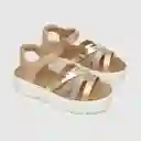 Sandalias Plataforma de Niña Light Pink Talla 37 Colloky