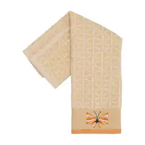 Toalla de Mano Algodón Bordado Amarillo 400 G