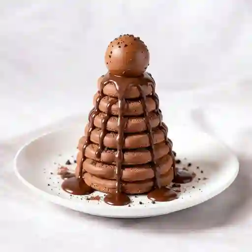 Volcán oreo chocolate relleno manjar