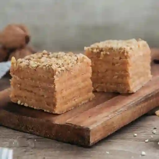 Pastel Panqueque Nuez Manjar