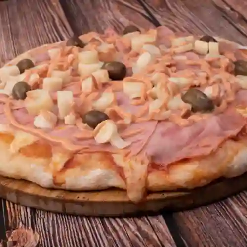 Pizza de Jamon y Palmitos