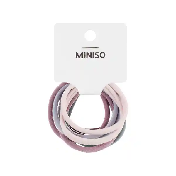 Paquete de Ligas Para el Cabello 10 Piezas 0.55 cm Miniso