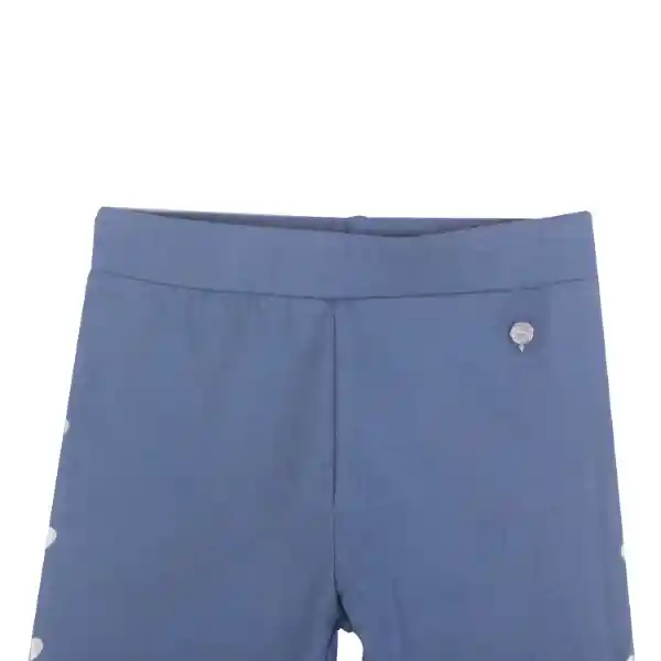 Calza Niña Azul petróleo Pillin 6 a
