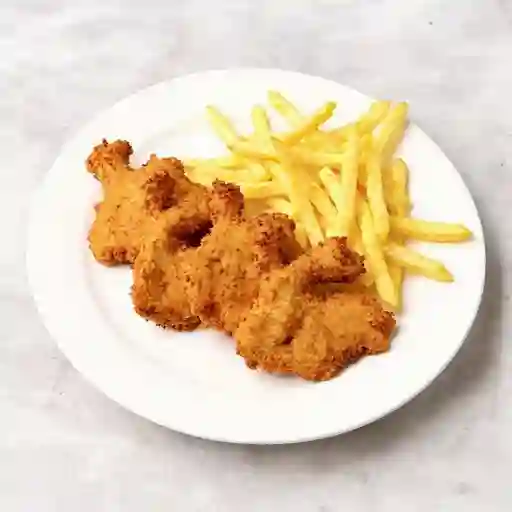 Diente de Dragon Pollo con Papas