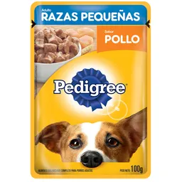 Pedigree Alimento Húmedo para Perros Adultos Razas Pequeñas Sabor Pollo