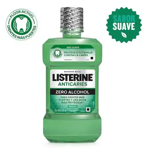 Listerine Enjuague Bucal Anticar.Zero500