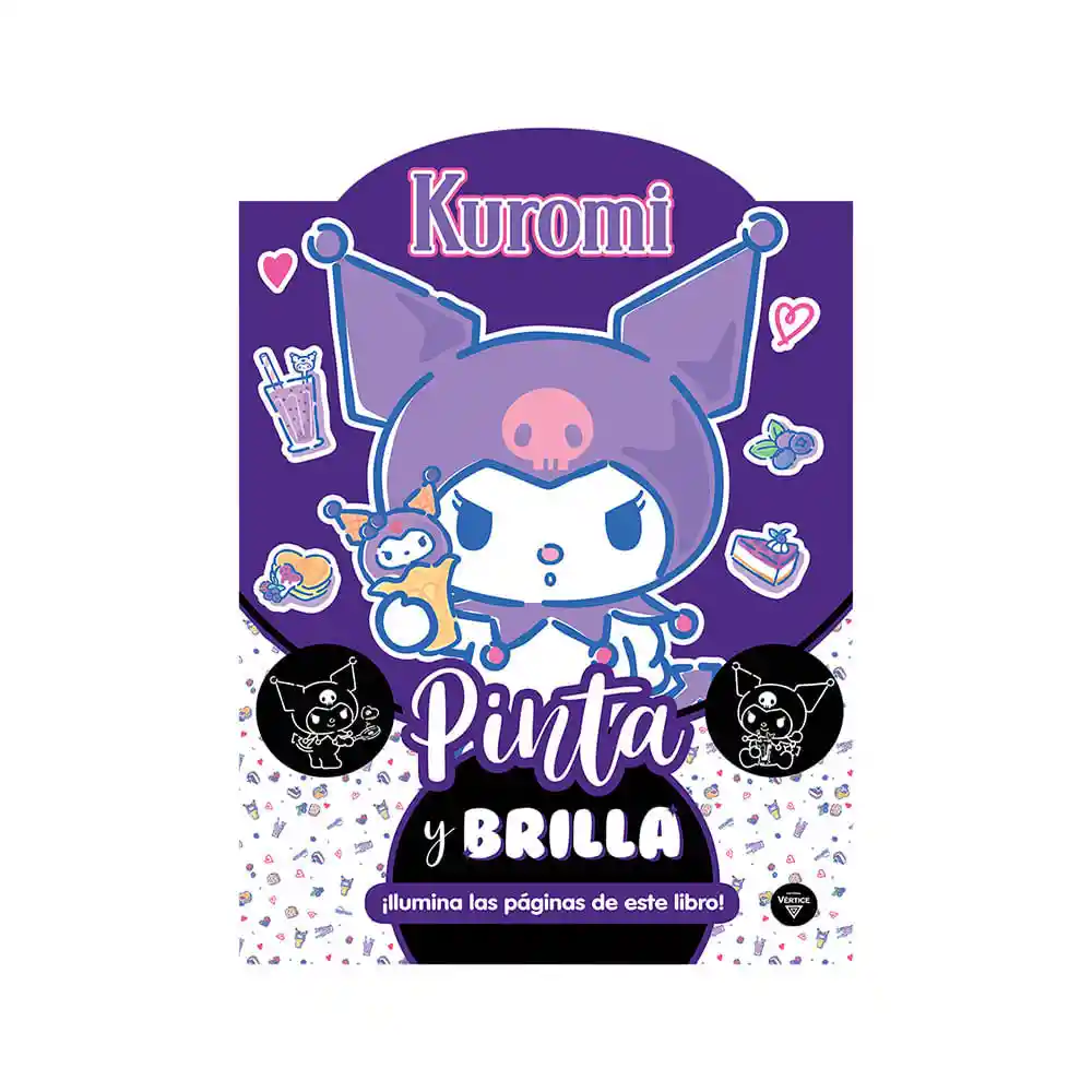 Libro Kuromi Pinta y Brilla Vertice