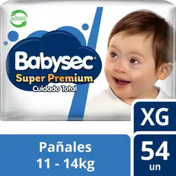 Babysec Pañales Super Premium Talla XG