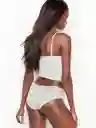 Victoria's Secret Panty Hiphugger de Algodón Stretch Encaje S