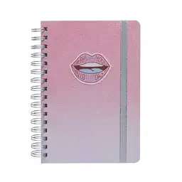 Libreta Forma Francesa Rayada Mooving Espiral Funky 80 Hojas