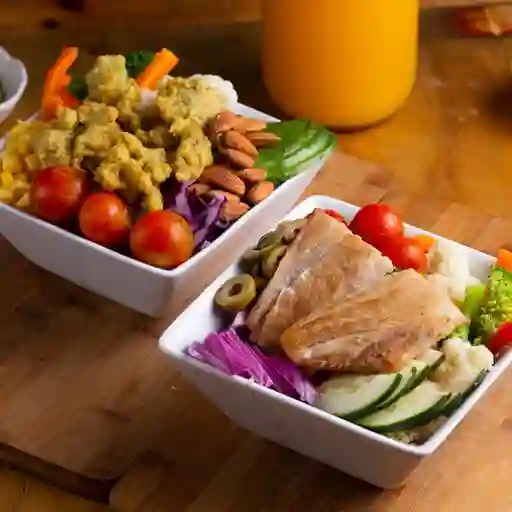 Promo Poke 7 y Jugo Mango Naranja 1 l