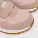 Zapatillas Dos Velcros Jogging Niña Rosado Talla 28