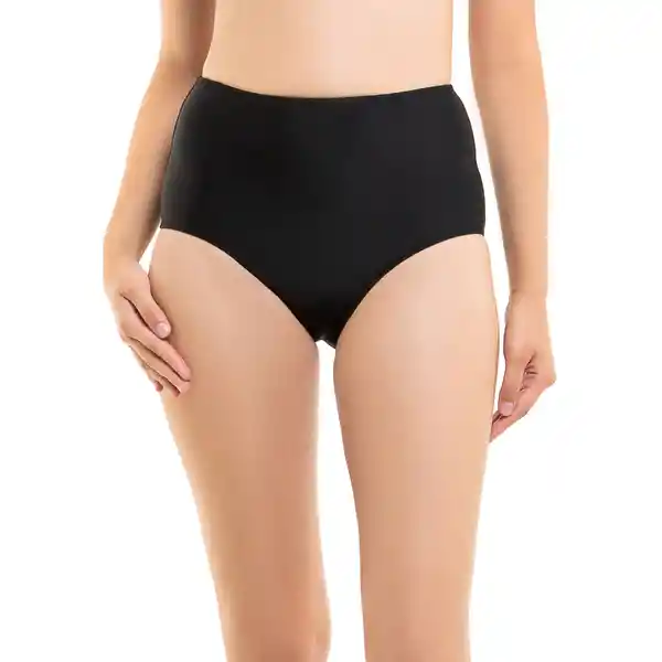 Bikini Calzón Pin up Clásico Negro Talla S Samia