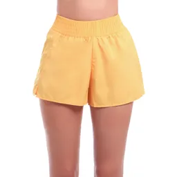 Short Deportivo Mujer Amarillo Talla L Samia