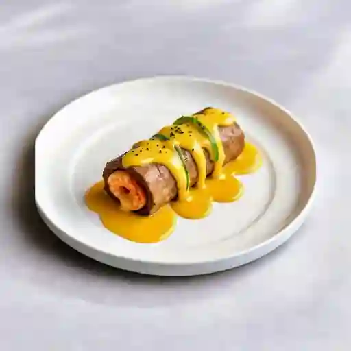 Huancaina Niku Roll
