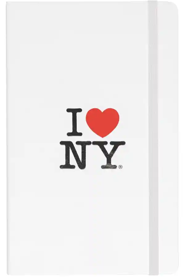 Limited Notebook - I Love Ny - T. Dura - Large - Blanca - De Rayas