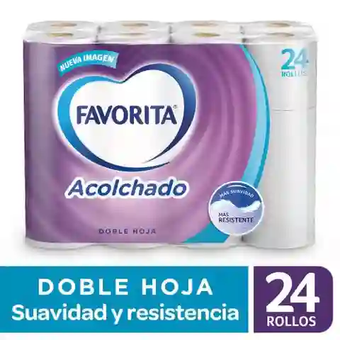 Favorita Papel Higiénico Acolchado Doble Hoja