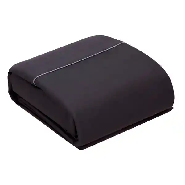 Set de Sábanas Algodón 240 Hilos Negro 1.5 Plaza Casaideas