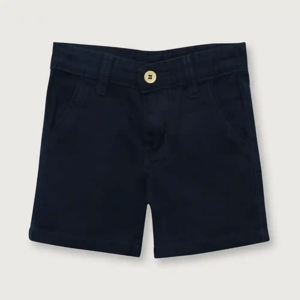 Bermuda De Niño Navy Talla 18m