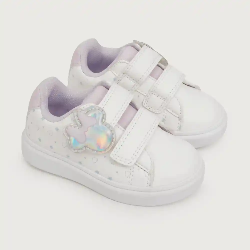 Zapatillas Urbana Disney Minnie De Niña Blanco Talla 23