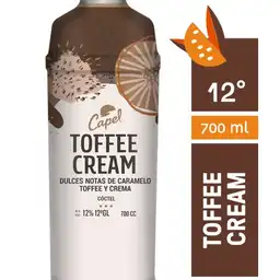 Capel Cóctel Toffee Cream 12° 700 cc