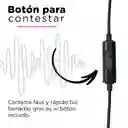 Miniso Audifonos De Cable Con Estuche En Forma De Capsula Negro