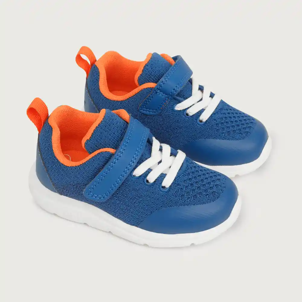 Zapatillas Deportiva Reciclada Niño Azul Talla 28