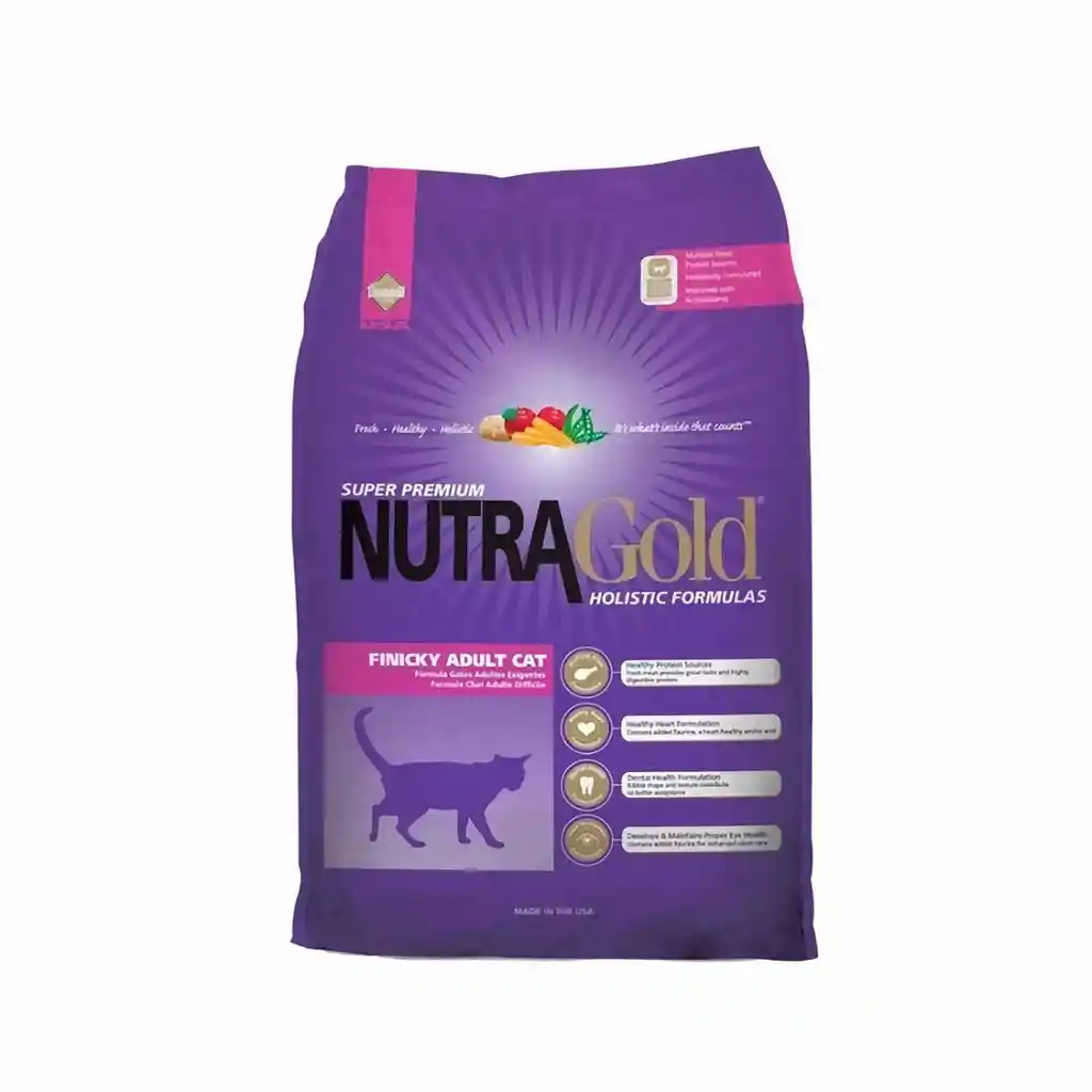 Nutra Gold Alimento para Gato Adulto Indoor Finicky