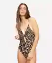 Lounge Traje de Baño Paradiso Nudo Zebra Brown XS