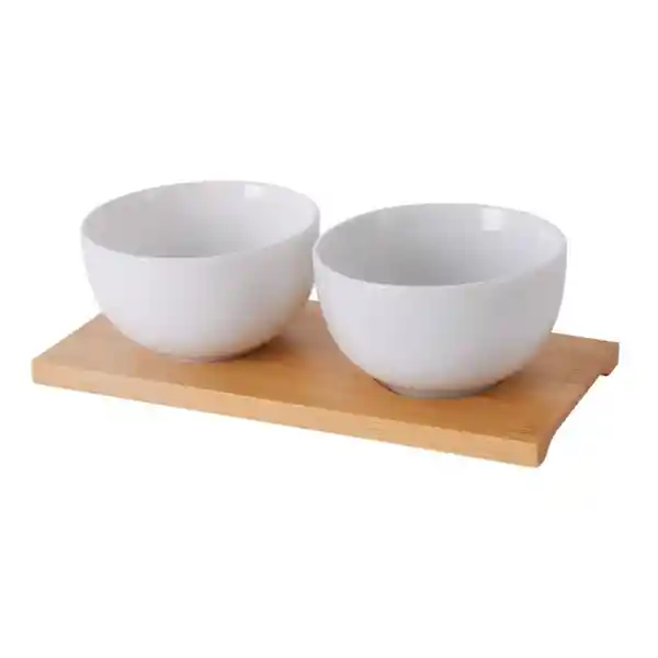 Set Aperitivo Porcelana 2Pc