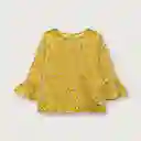 Polera de Niña Amarillo Talla 6M Opaline