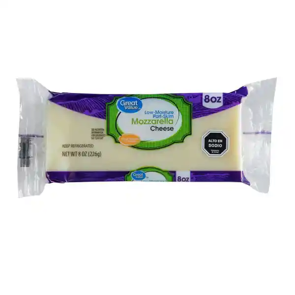 Great Value Queso Natural Mozzarella