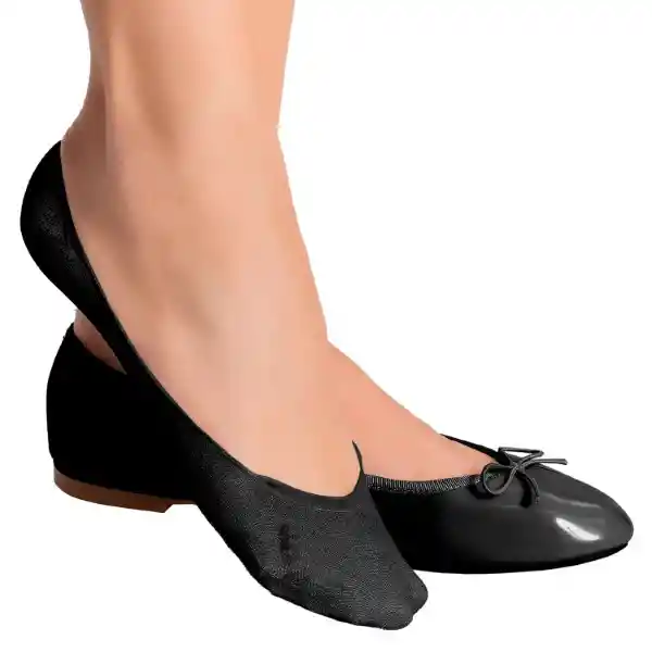 Pack Calcetines Invisible Ballerinas Negro Talla 101 Caffarena