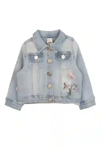 Casaca Mezclilla Essence Bebé Niña Celeste Talla 6/12 - 223