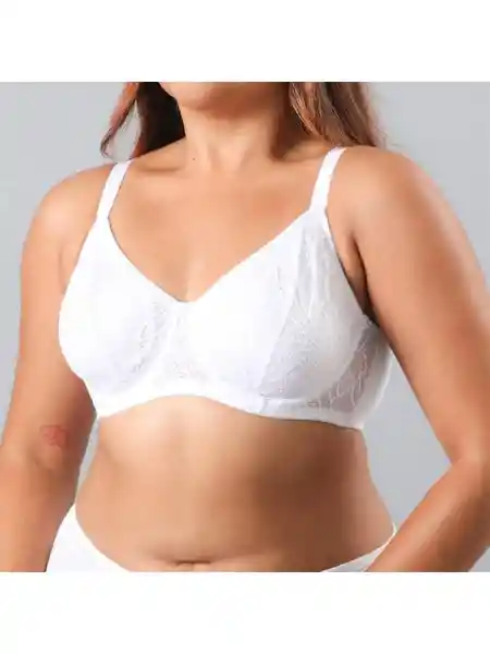 Flores Sostén 13481 Blanco 34D