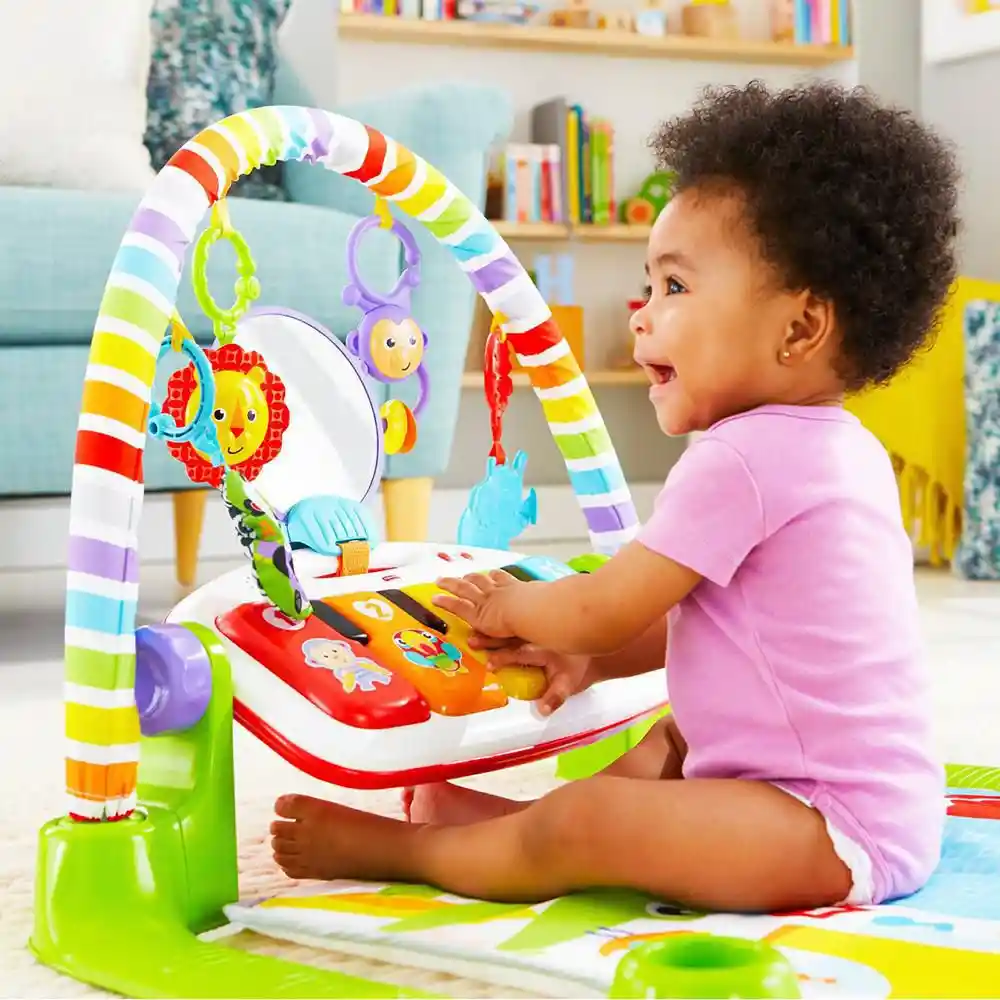 Fisher Price Juguete Sensorial Gimnasio Piano Pataditas Musical