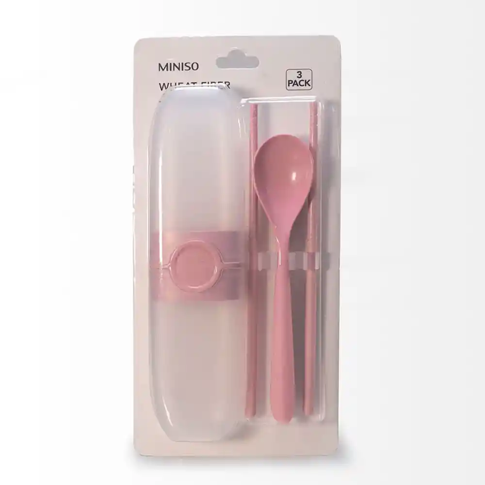 Miniso Set De Cubiertos Con Estuche