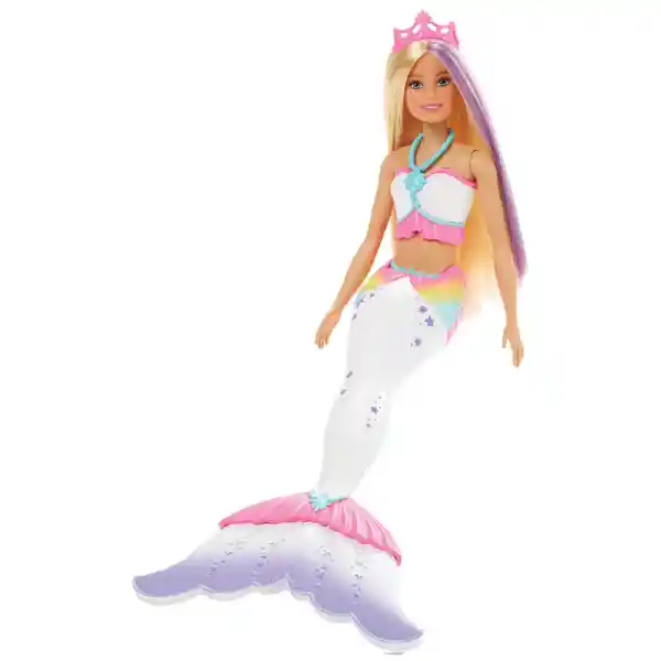 Barbie Muñeca Crayola Sirena Diseños Mágicos