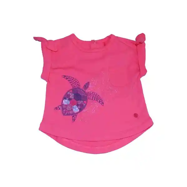 Polera Bebe Niña Coral Pillin 6 M