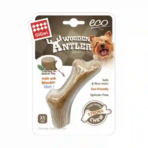 Gigwi Juguete Para Perro Hueso Wooden Xs