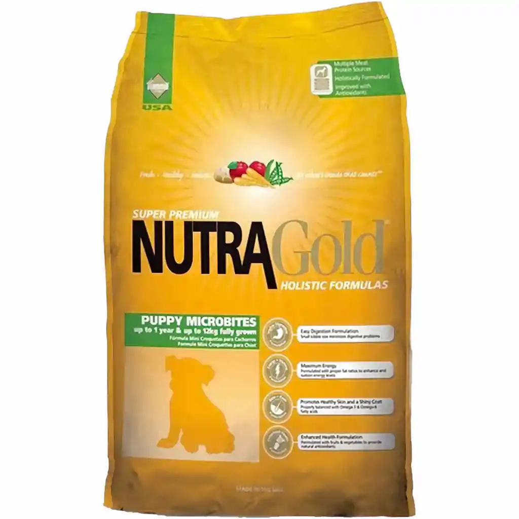 Nutra Gold Alimento Para Perro Cachorro Microbites