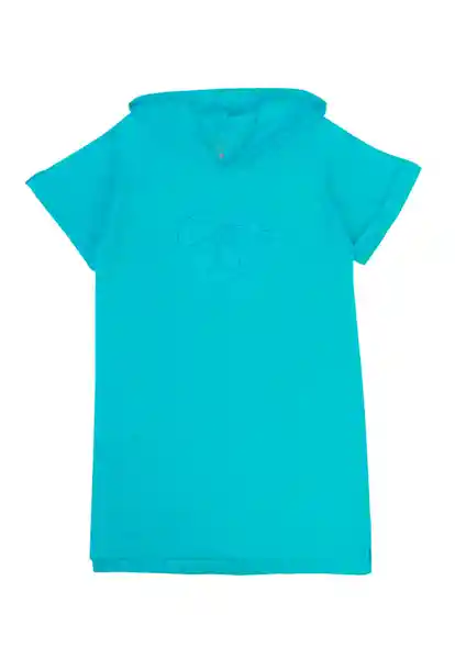 Vestido Niña Capuchón Day to Day Kids Turquesa 06 754