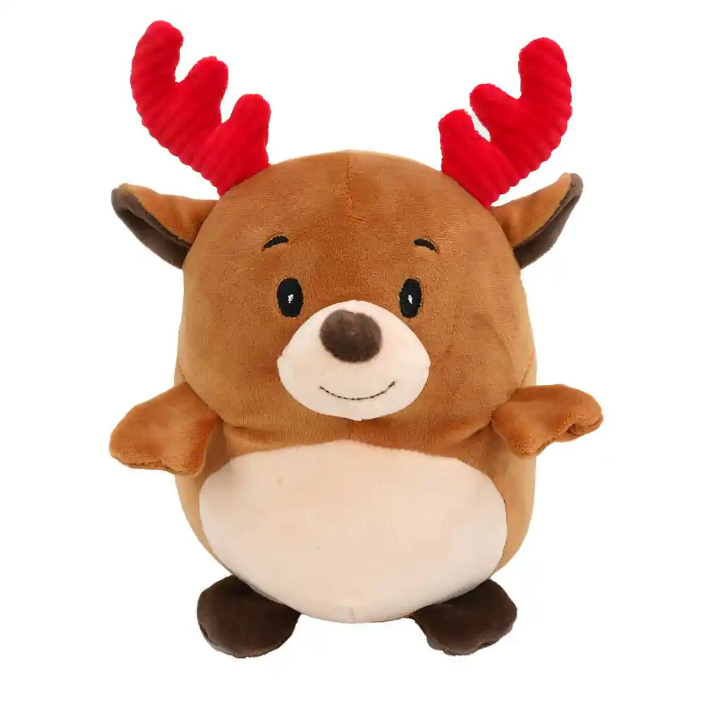 Peluche Krea Reno Gordito Navidad