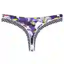 Bikini Calzón Colaless Reversible Estampado Talla XL Samia