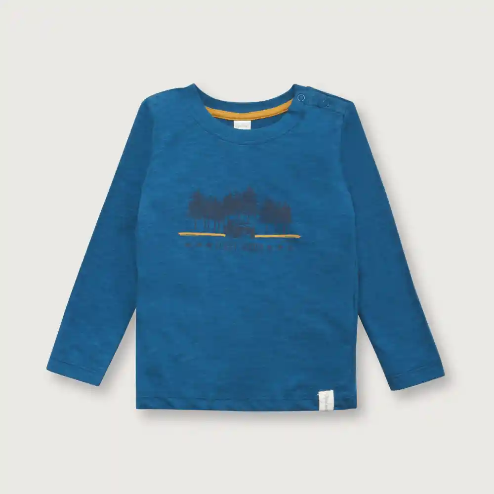 Polera De Niño Esencial Navy Talla 2a