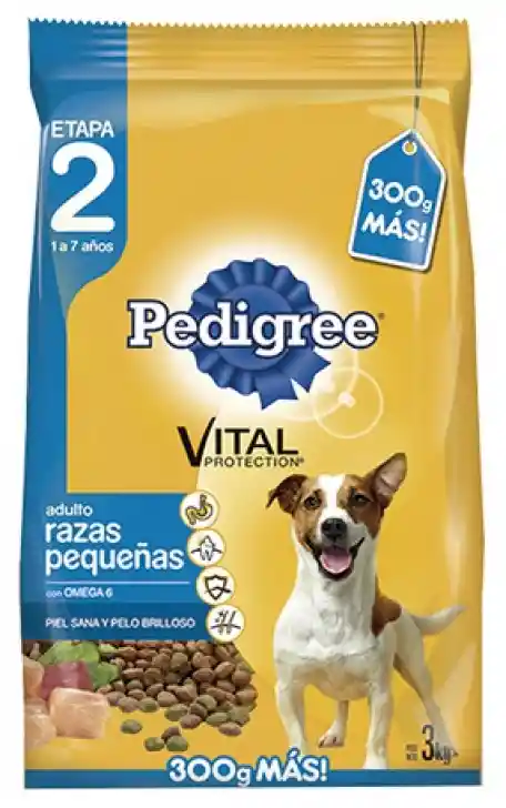 Pedigree Alimento para Perro Adulto de Razas Pequeñas