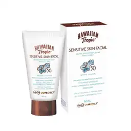 Hawaiian Tropic Loción Protectora Piel sensible Facial FPS 50