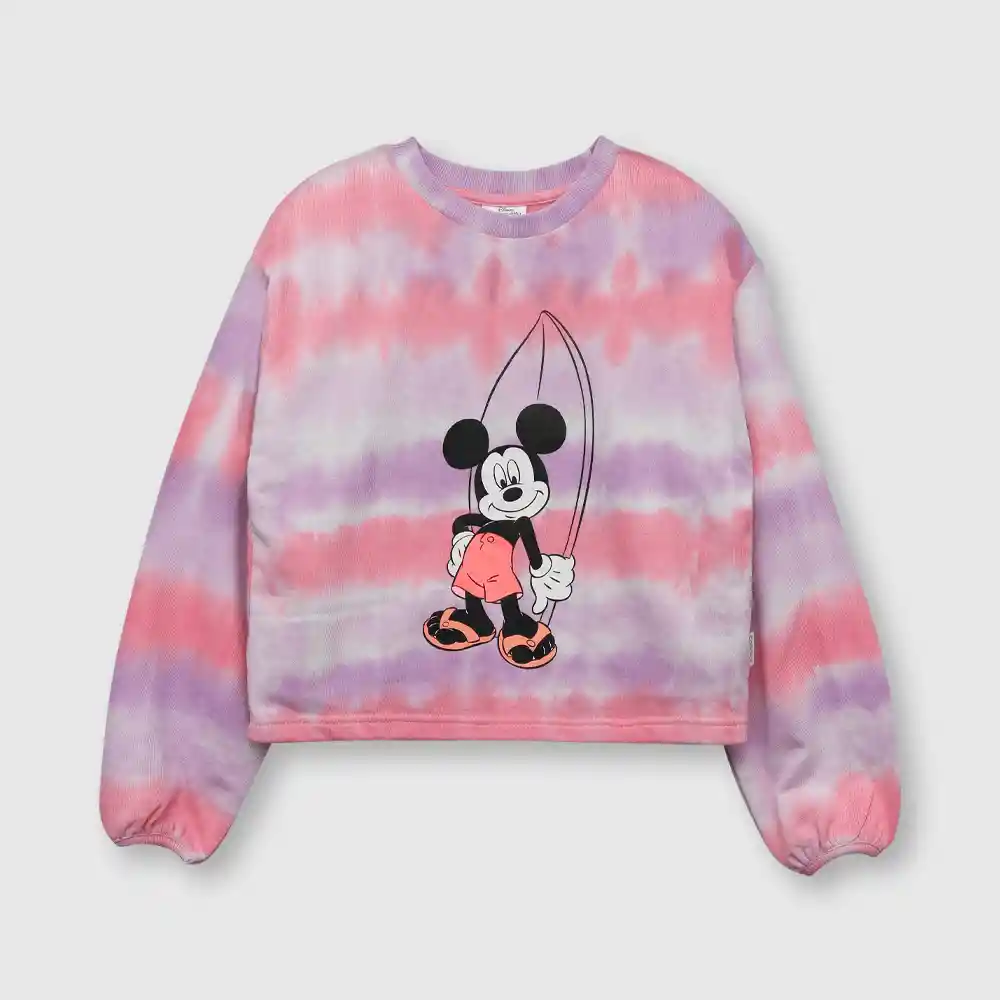 Polerón Minnie De Niña Lila Talla 4 Años