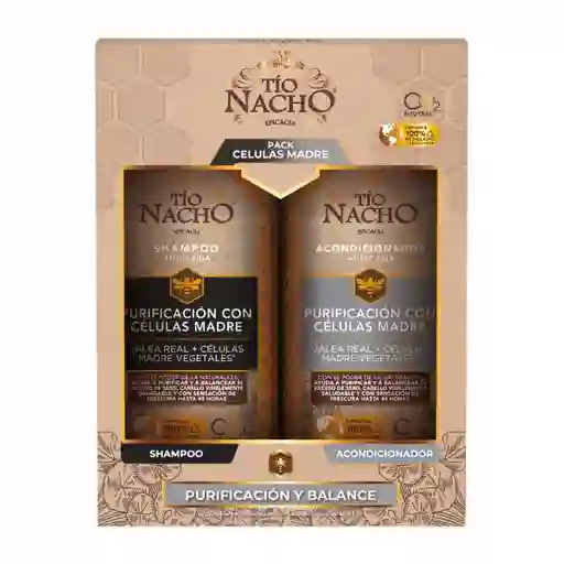 Tio Nacho Shampoo y Acondicionador Purificación Células Madre